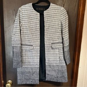 Zara Embroidered Long Jacket